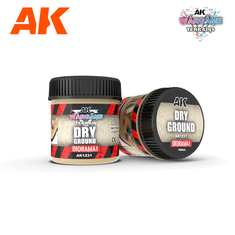 AK Interactive Diorama Series: Dry Ground 100ml