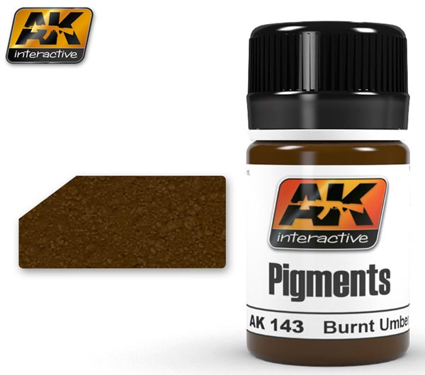 AK Interactive Pigment- Burnt Umbert 35ml Bottle