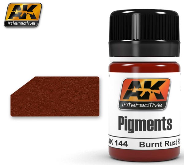 AK Interactive Pigment- Burnt Rust Redt 35ml Bottle