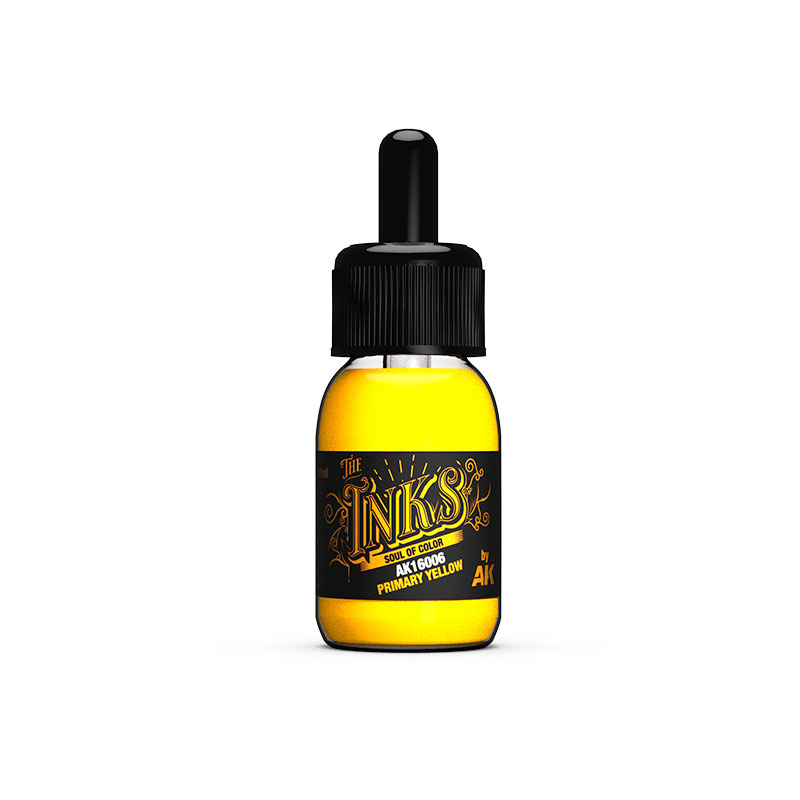 AK Interactive Acrylic Ink - Primary Yellow