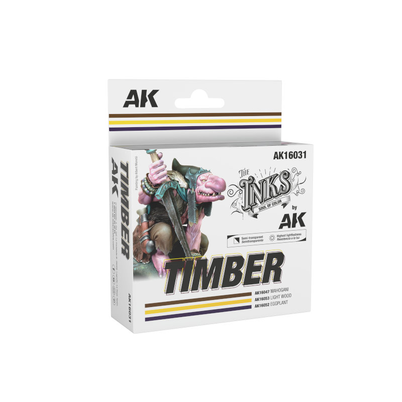 AK Interactive Acrylic Ink Set - Timber