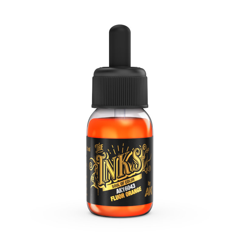 AK Interactive The INKS Fluor Orange 30ml