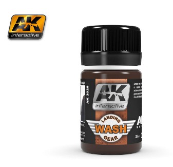 AK Interactive Pigment- Landing Gear Enamel Wash 35ml Bottle