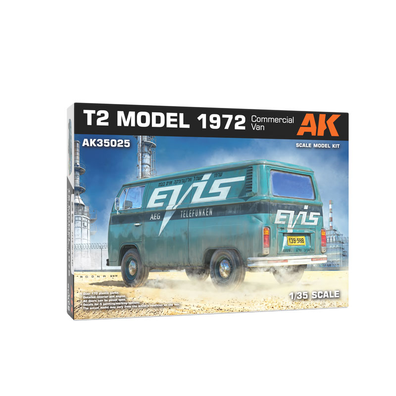 AK Interactive T2 Model 1972 Commercial Van