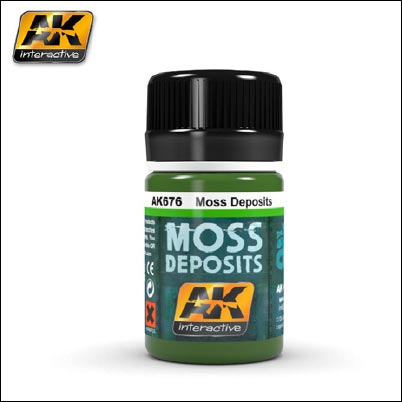 AK Interactive Moss Deposit for Abandoned Vehicles Enamel Paint 35ml Bottle