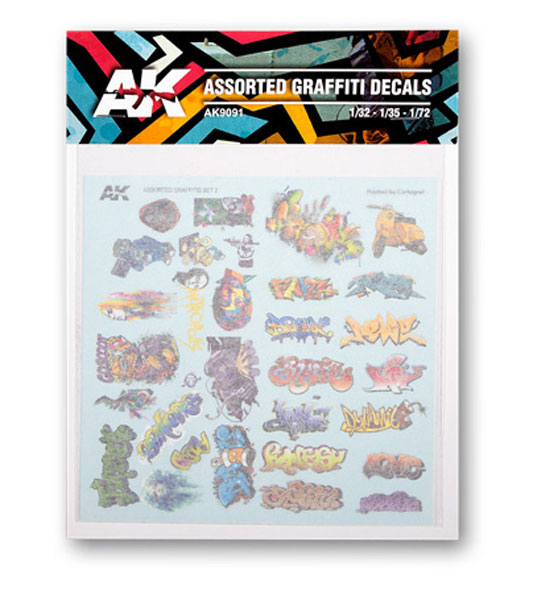 Assorted Graffiti Decals