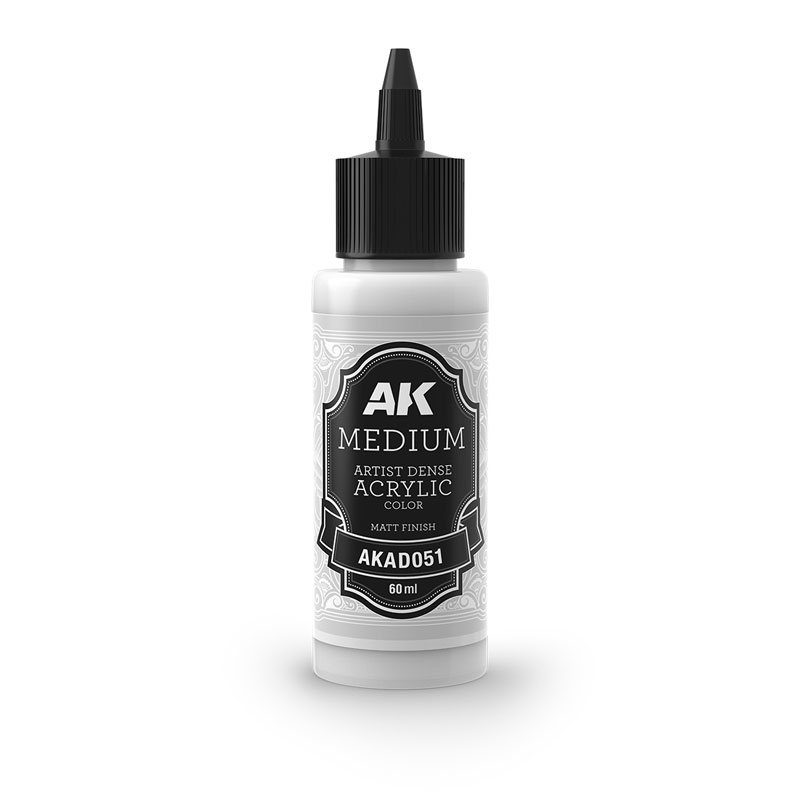 AK Interactive Artist Dense: Acrylic Medium 60ml Bottle