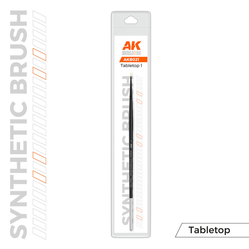 AK Interactive Tabletop Brushes - Synthetic Brush Tabletop 1