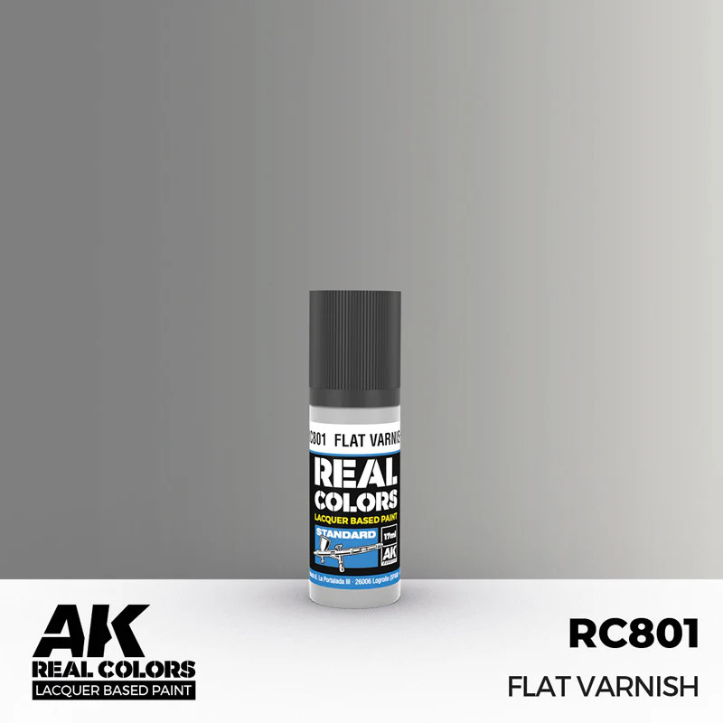 Real Colors Standard: Flat Varnish Acrylic Lacquer Paint