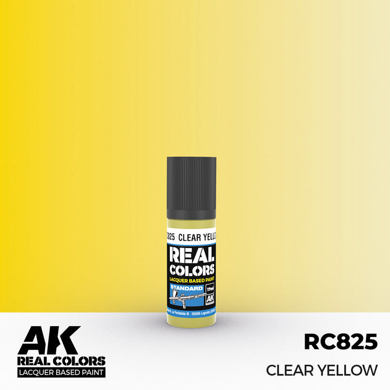 Real Colors Standard: Clear Yellow Acrylic Lacquer Paint