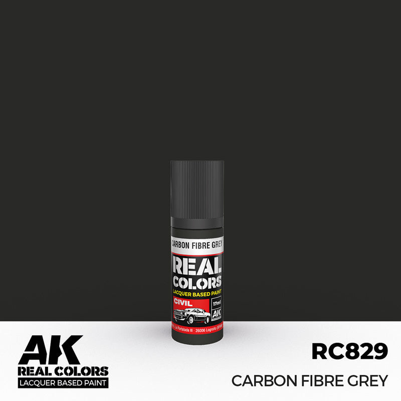 Real Colors Civil: Carbon Fibre Grey Acrylic Lacquer Paint