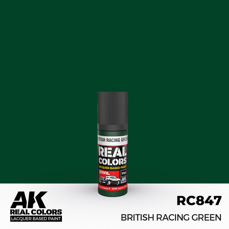 Real Colors Civil: British Racing Green Acrylic Lacquer Paint