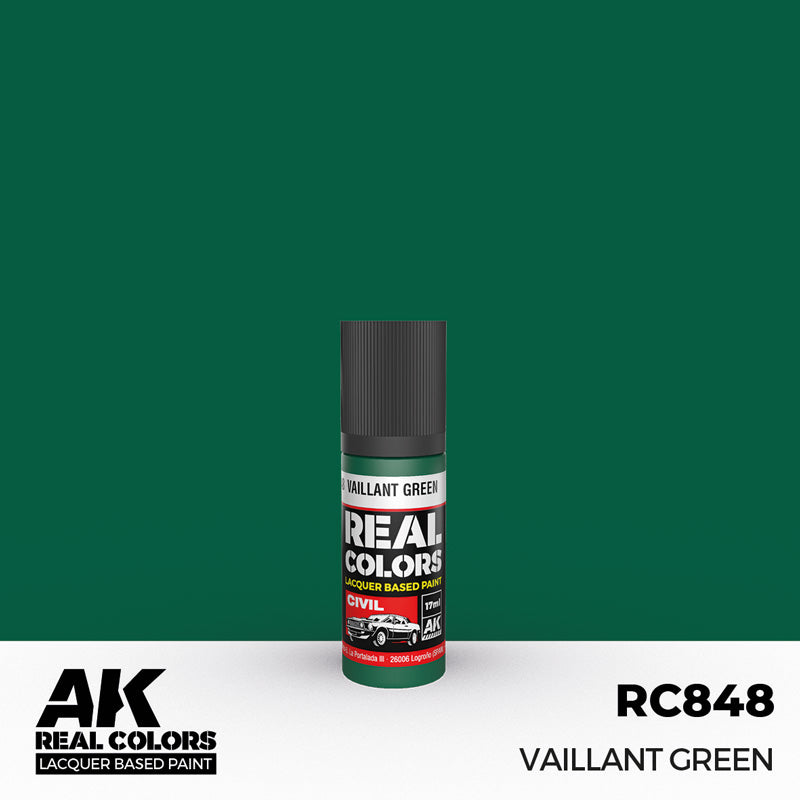 Real Colors Civil: Vaillant Green Acrylic Lacquer Paint