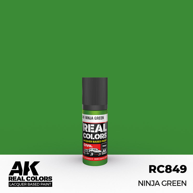 Real Colors Civil: Ninja Green Acrylic Lacquer Paint