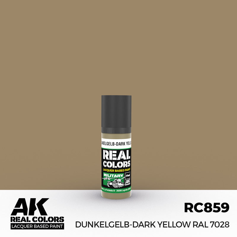 Real Colors Military: Dark Yellow Acrylic Lacquer Paint