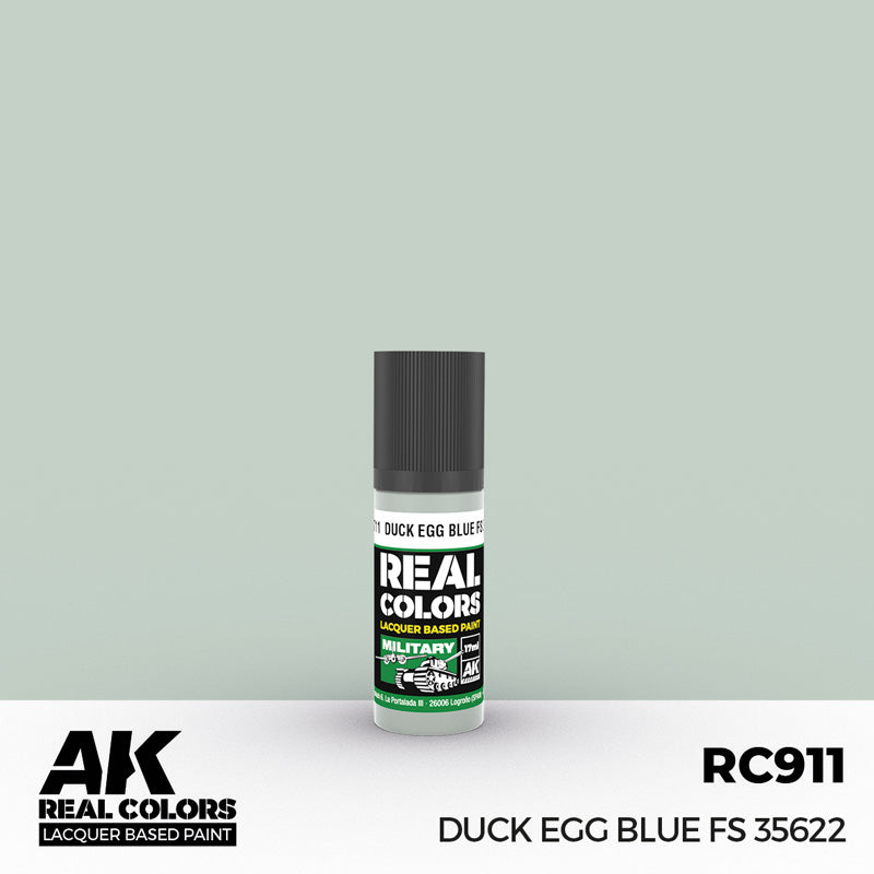 Real Colors Military: Duck Egg Blue Acrylic Lacquer Paint