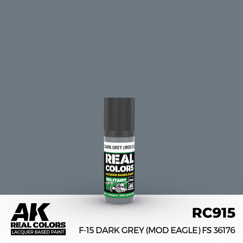 Real Colors Military: F15 Dark Grey Mod Eagle Acrylic Lacquer Paint