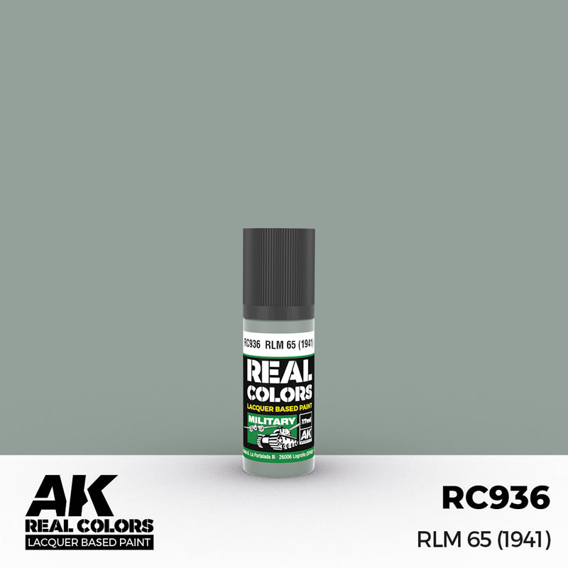 Real Colors Military: RLM65 1941 Light Blue Acrylic Lacquer Paint