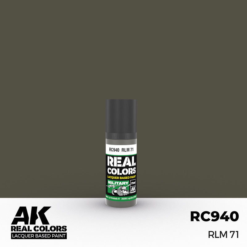 Real Colors Military: RLM71 Dark Green Acrylic Lacquer Paint