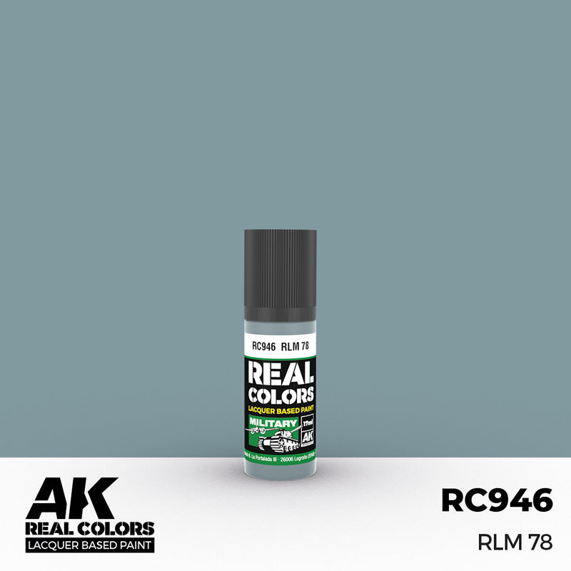 Real Colors Military: RLM78 Blue Acrylic Lacquer Paint