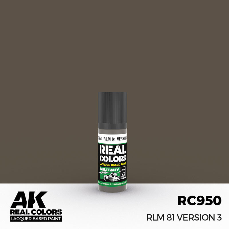 Real Colors Military: RLM81 Version 3 Brown Acrylic Lacquer Paint