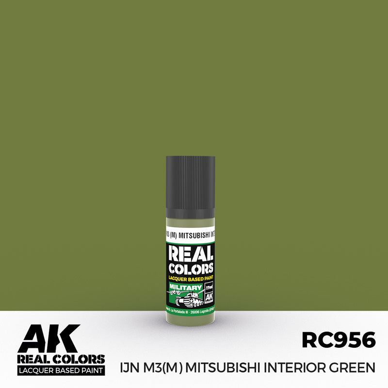 Real Colors Military: IJN M3 (M) Mitsubishi Interior Green Acrylic Lacquer Paint