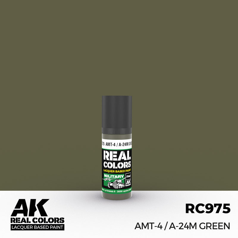 Real Colors Military: AMT4/A24M Green Acrylic Lacquer Paint