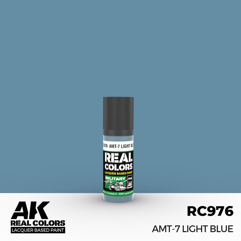 Real Colors Military: AMT7 Light Blu Acrylic Lacquer Paint