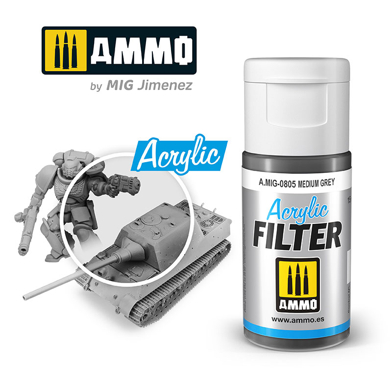 Acrylic Filters - Medium Grey