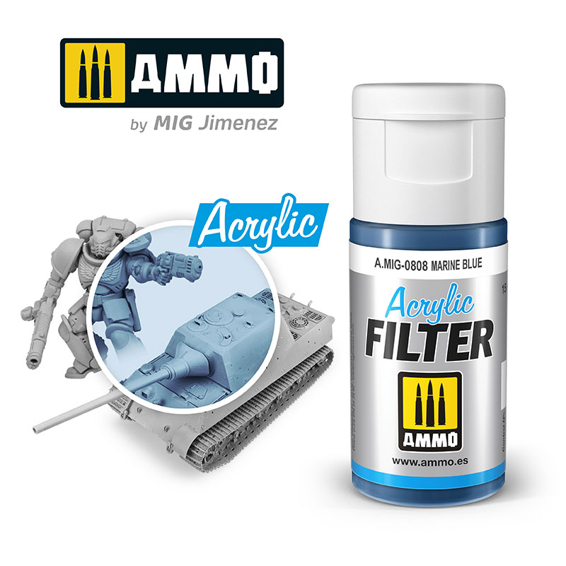 Acrylic Filters - Marine Blue