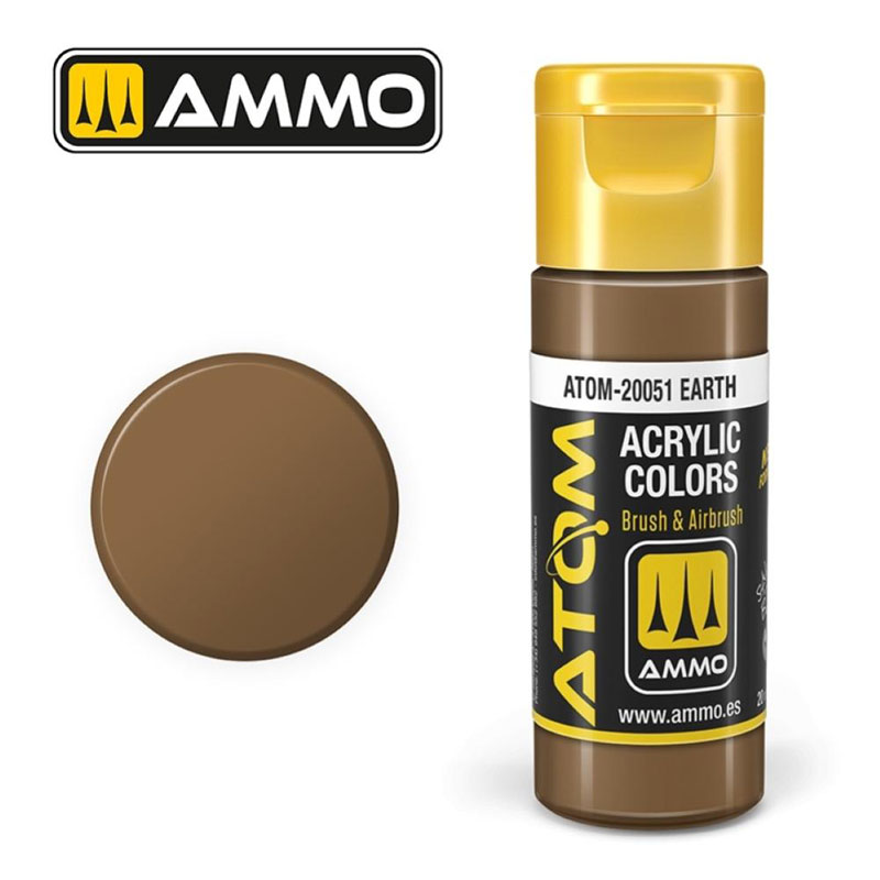 Ammo By Mig ATOM Acrylic Paint: Earth