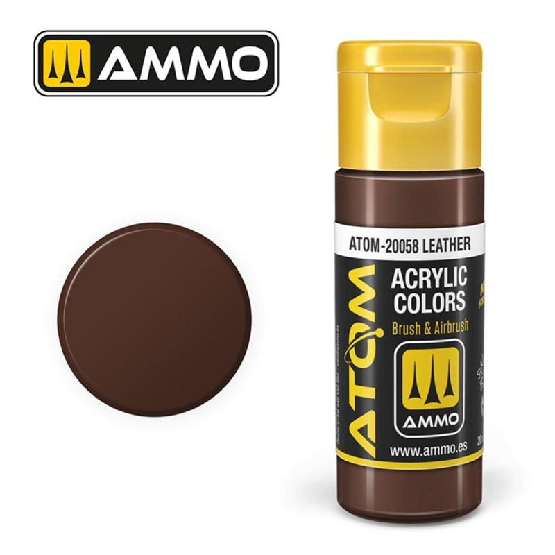 Ammo By Mig ATOM Acrylic Paint: Leather