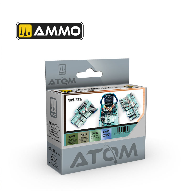 Ammo By Mig ATOM Acrylic Paint Set: WWII Japanese Cockpits Color Set