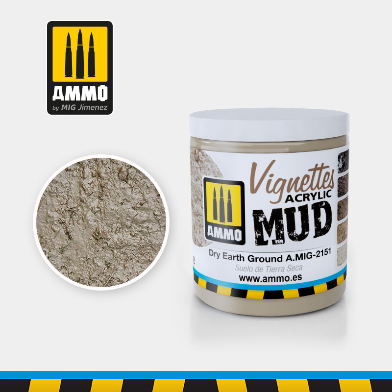 Ammo By Mig Vignettes Acrylic - Dry Earth Ground