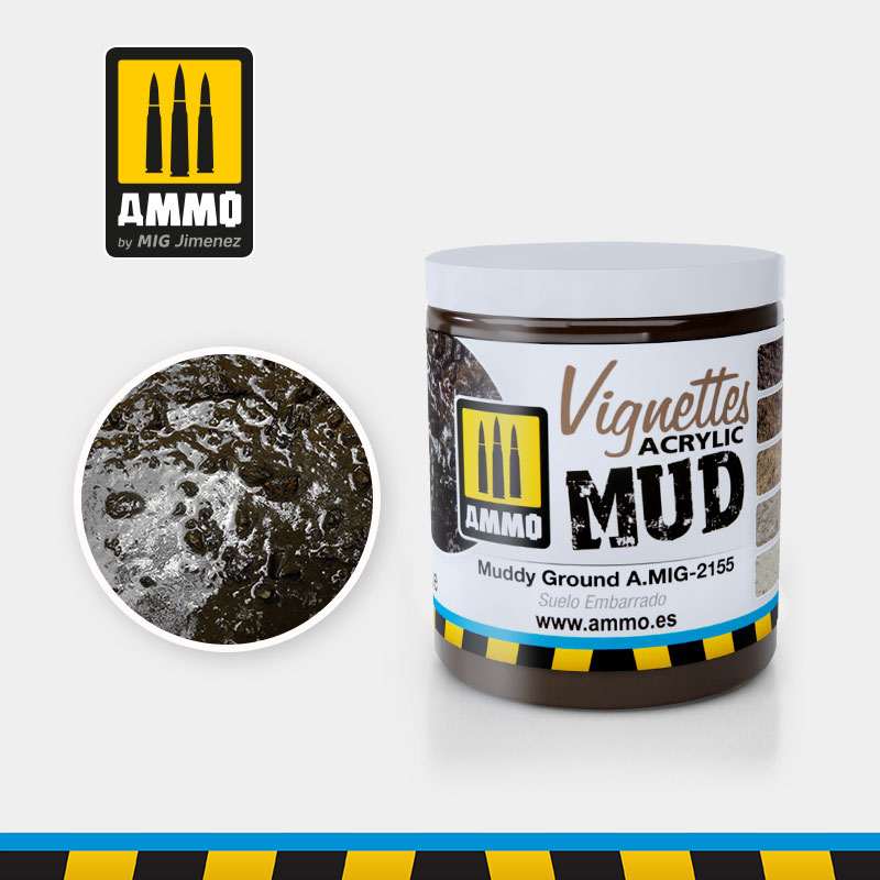 Ammo By Mig Vignettes Acrylic - Muddy Ground