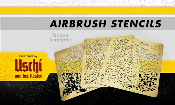 Airbrush Stencils - Texture Templates