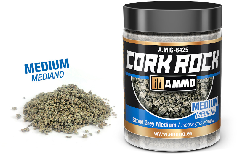 Cork Rock - Stone Grey Medium 100ml