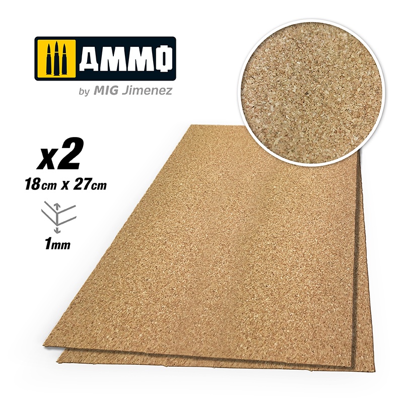 Create Cork Fine Grain 1mm (2 Sheets)