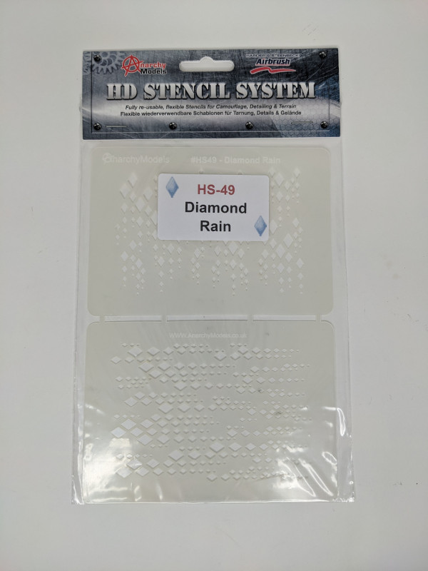 High Speed Stencils - Diamond Rain