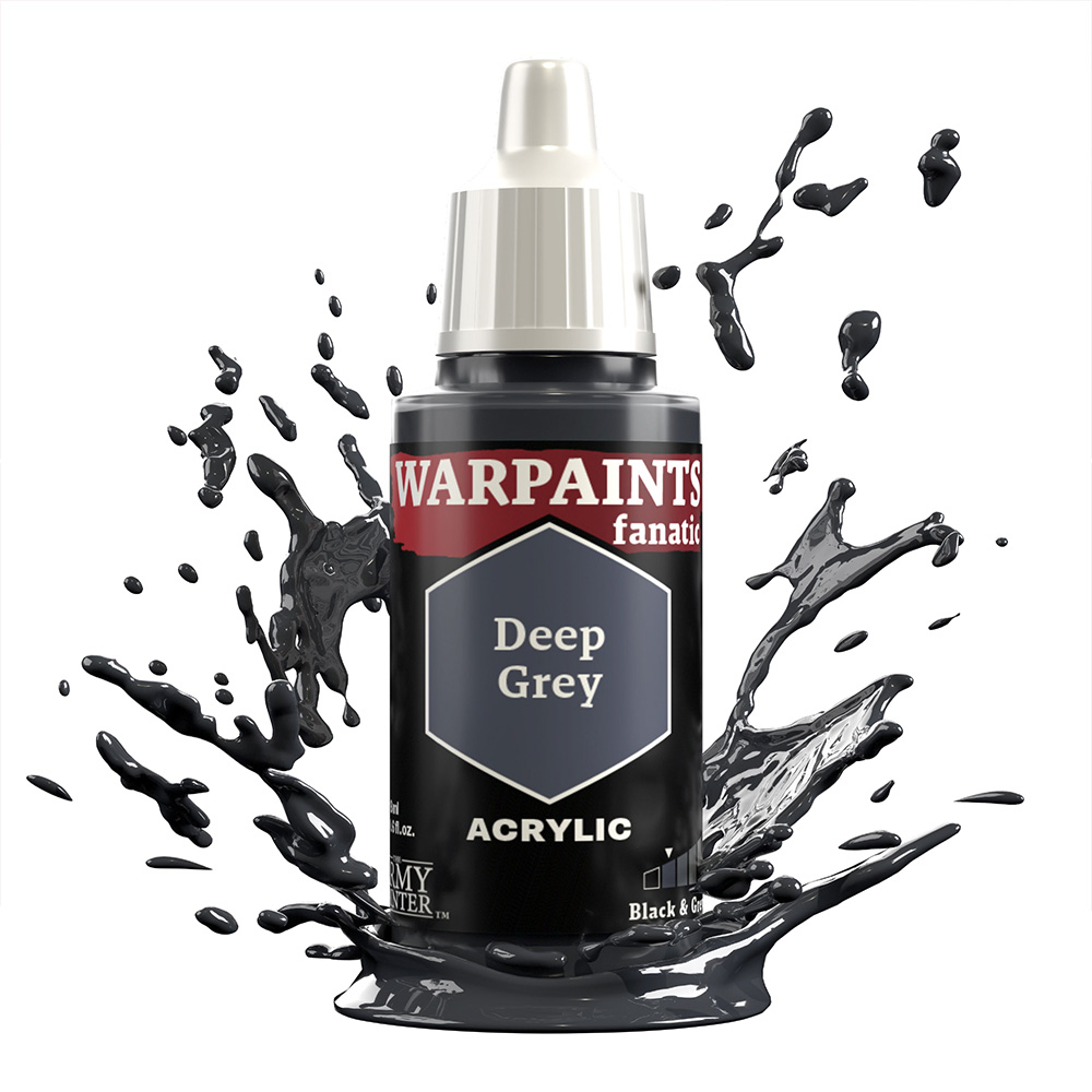 Army Painter: Warpaints Fanatic Deep Grey 18ml