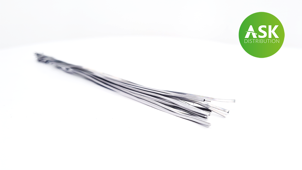 ASK Lead Wire - Halfround 1.0 x 0.7 x 140 mm (cca. 14 pcs)