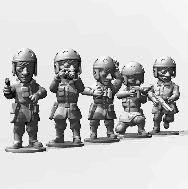 ToonKrieg U.S. Dismounted Tank Crew