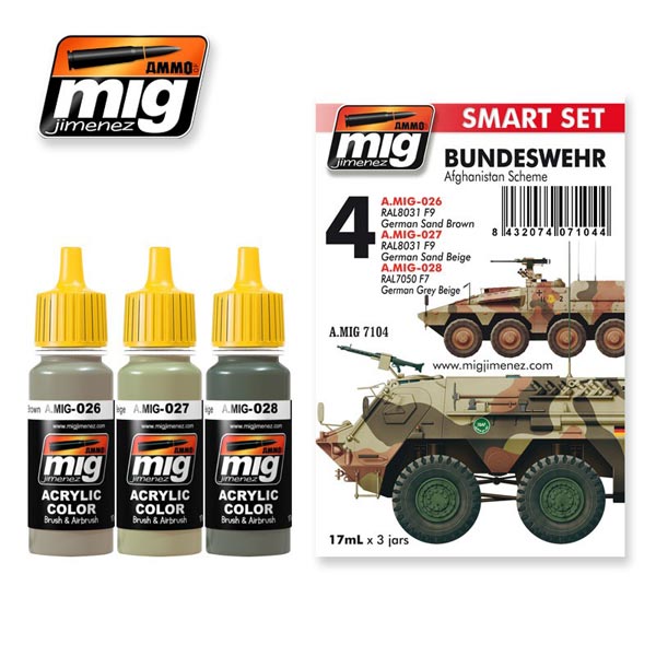 Acrylic Smart Set: Bundeswehr Afghanistan Scheme  - ONLY 1 AVAILABLE AT THIS PRICE