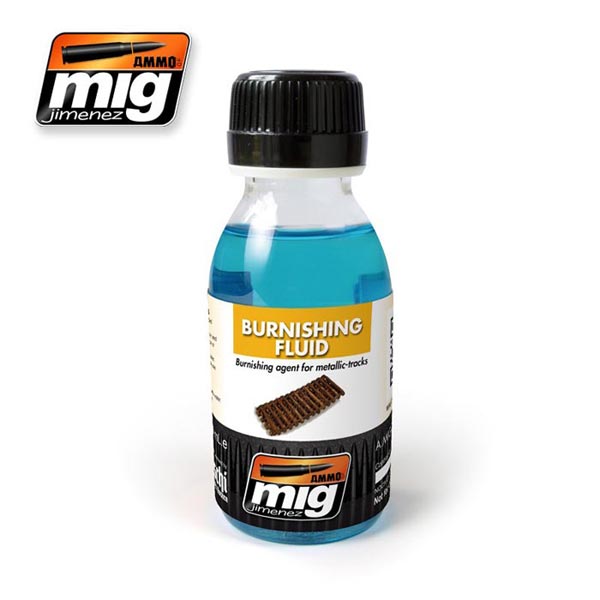 AMMO BY MIG Effects: Burnishing Agent for Metallic Tracks 