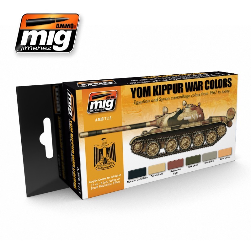 Acrylic Paint Set: Yom Kippur War Colors Set - ONLY 1 AVAILABLE AT THIS PRICE