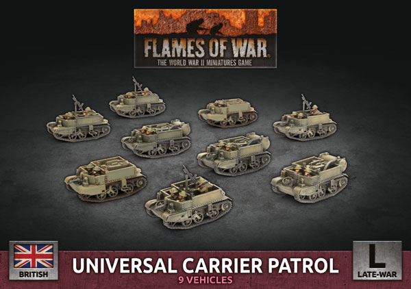 WWII British Universal Carrier Patrol (Plastic)