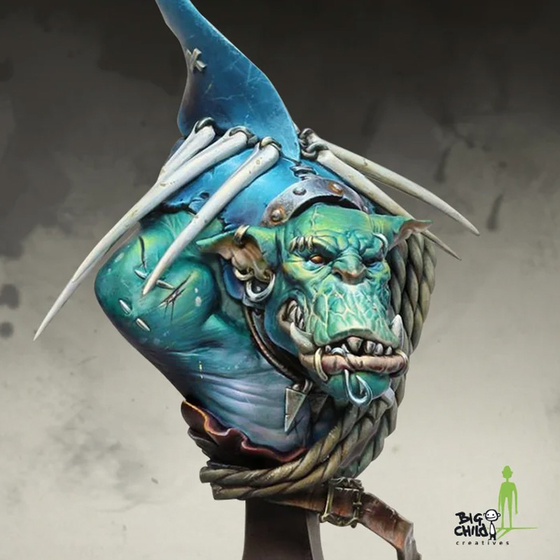 Pirates of The Storm Coast: Sharki the Shark Hunter Bust