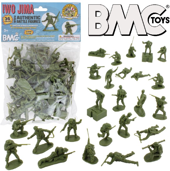 BMC Iwo Jima US Marines Figure Playset