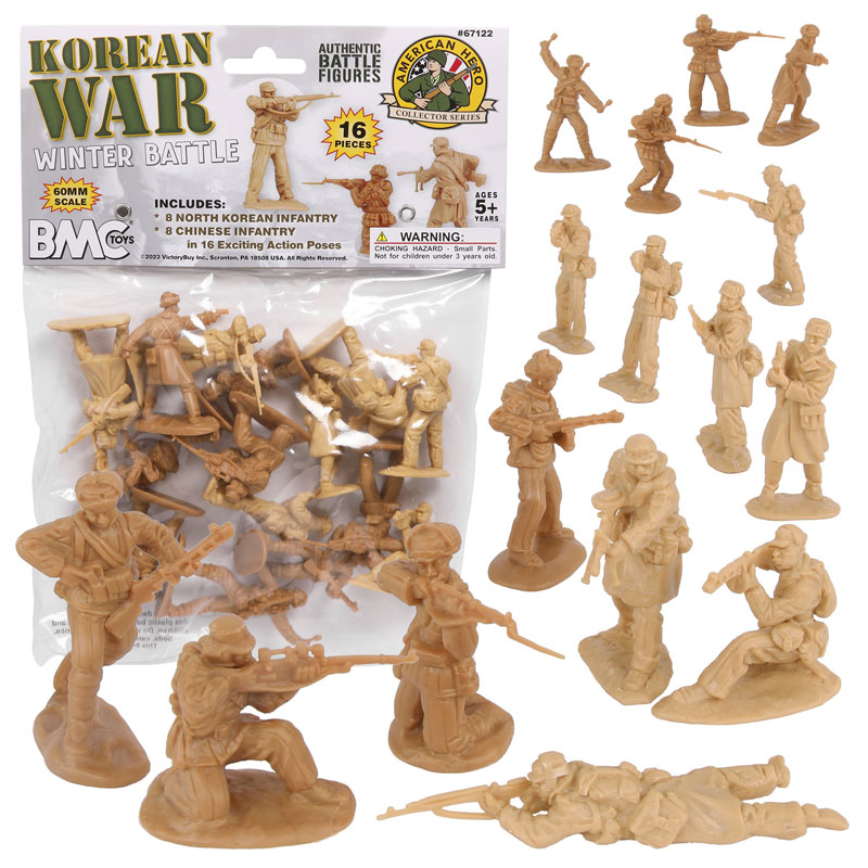 Korean War Winter Battle - N. Korean & Chinese Figures