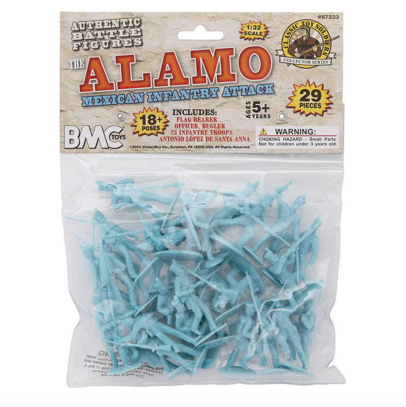 BMC CTS Alamo Mexican Infantry - 29pc Powder Blue